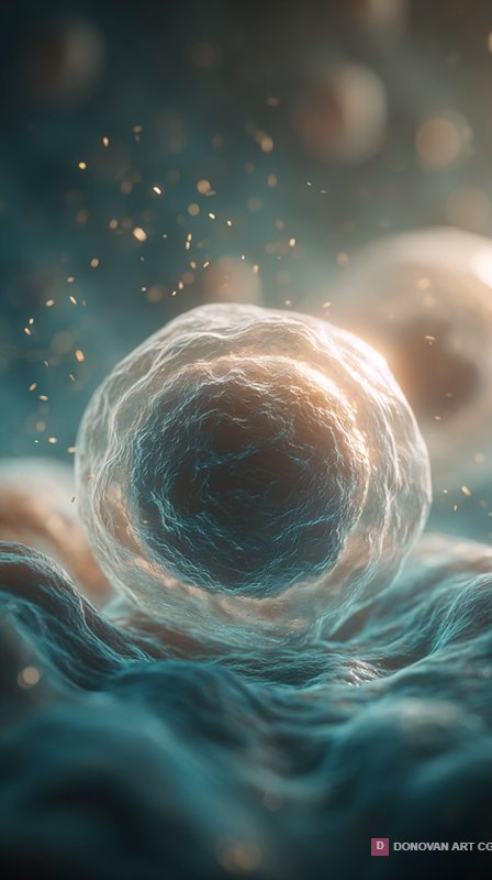 Microscopic View of Human Cell Mitosis
