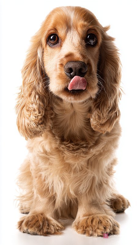 Adorable English Cocker Spaniel Puppy Portrait