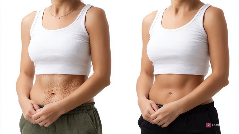 Stretch Mark Removal Before and After Results