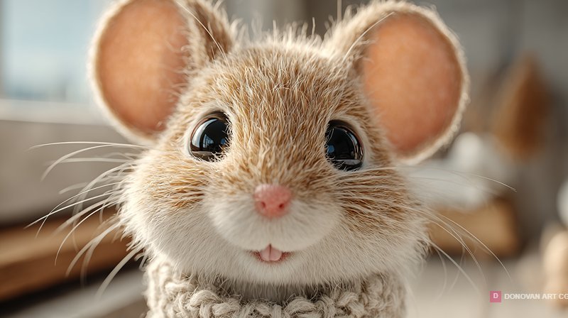 หนูน้อยน่ารักในเสื้อกันหนาว