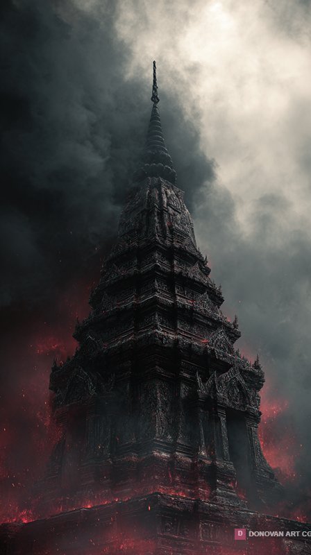 วัดโบราณในบรรยากาศลึกลับ