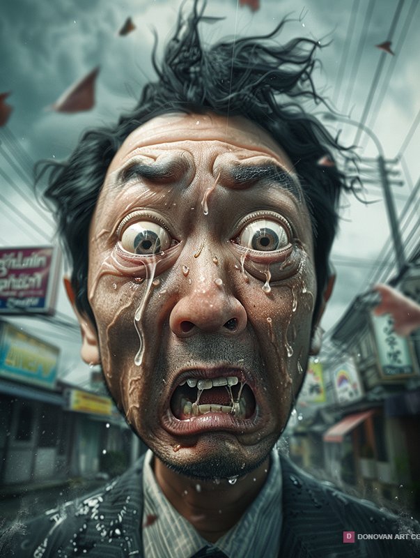 อารมณ์เศร้าโศกในเมืองที่มีฝนตก