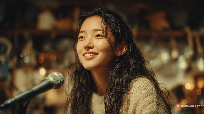 สาวสวยในบรรยากาศอบอุ่น