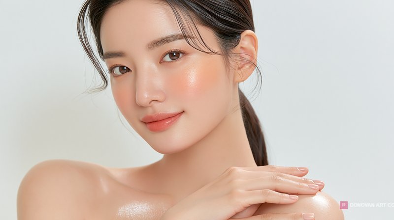 ภาพพอร์เทรตสาวสวยผิวใส