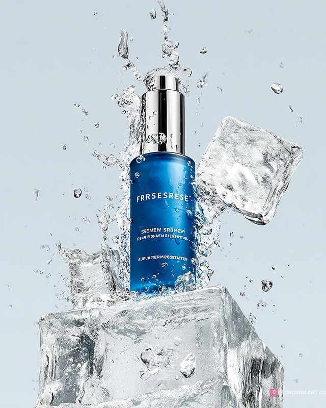 เซรั่มฟื้นฟูผิวหน้าในขวดสวย