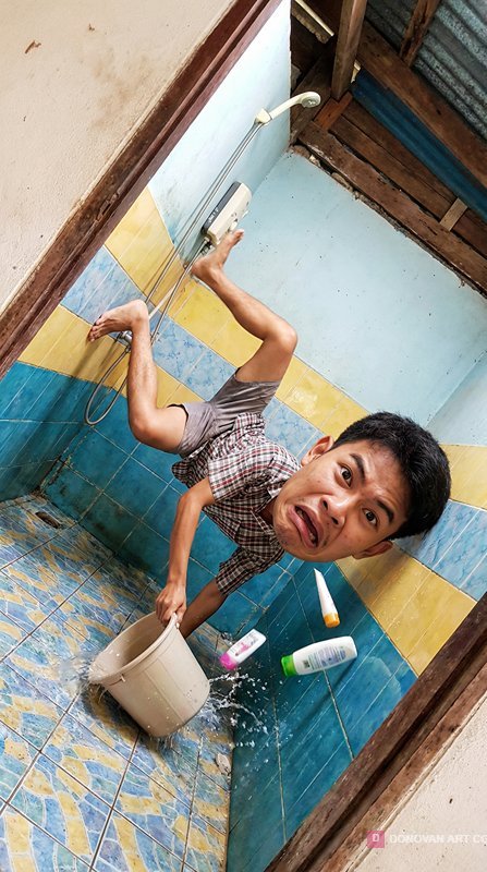 ภาพตลกในห้องน้ำที่น่าสนใจ