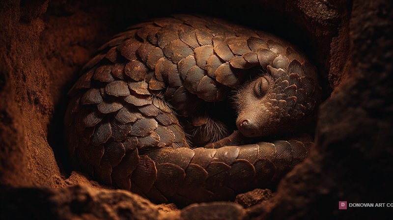 สัตว์ป่าที่น่ารัก: แพนกวินนอนหลับ