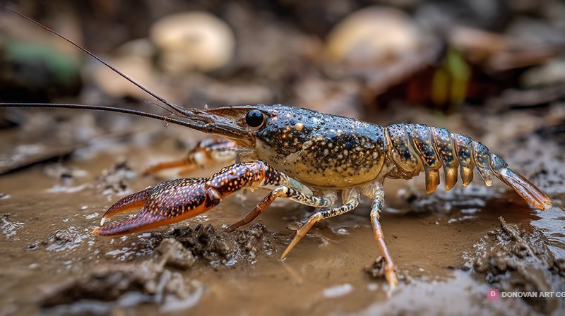 กุ้งก้ามกรามในธรรมชาติ