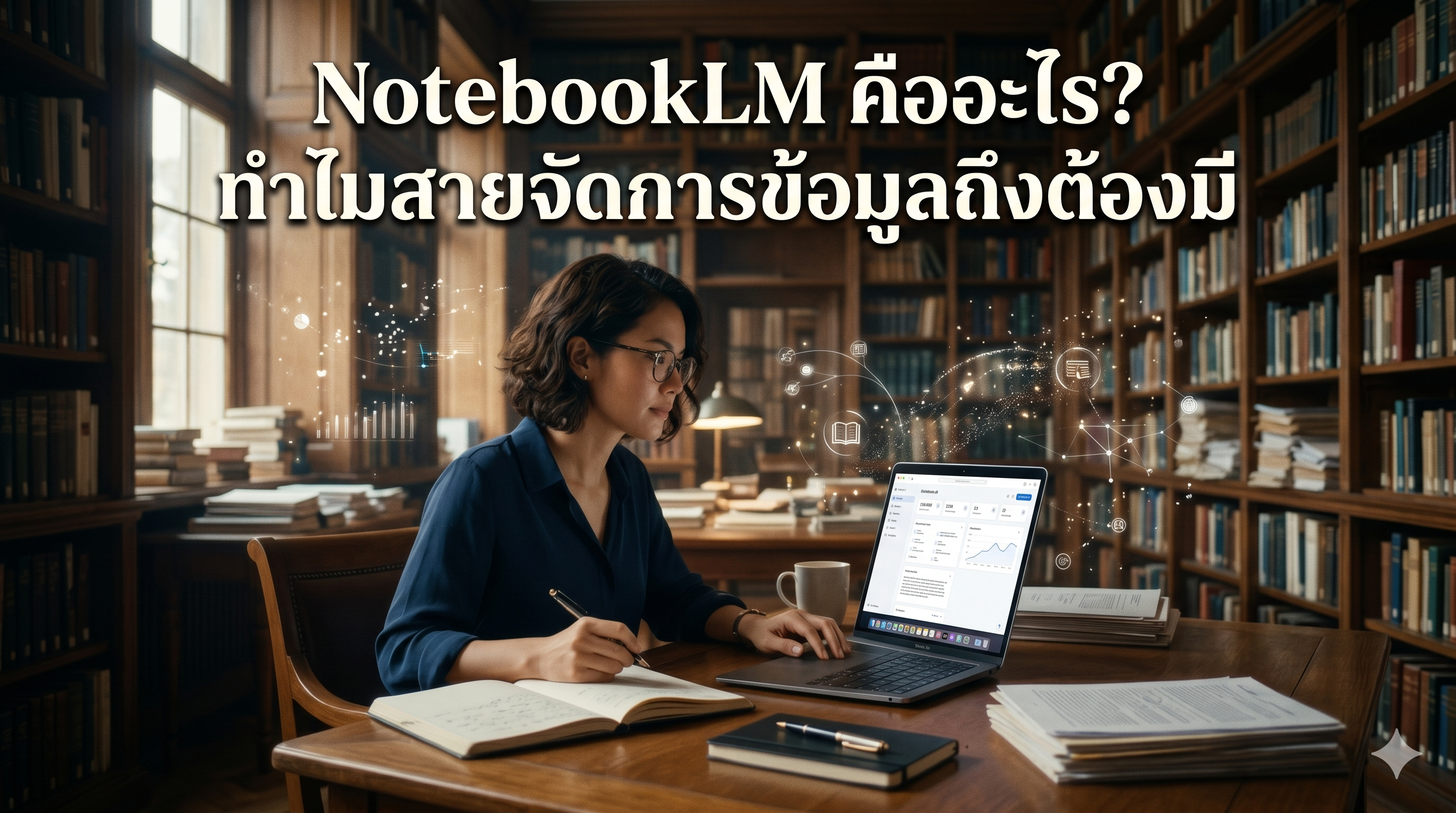 รู้จัก NotebookLM เลขาส่วนตัวสุดแม่นยำ ย่อยเอกสารยากให้ง่ายในพริบตา!