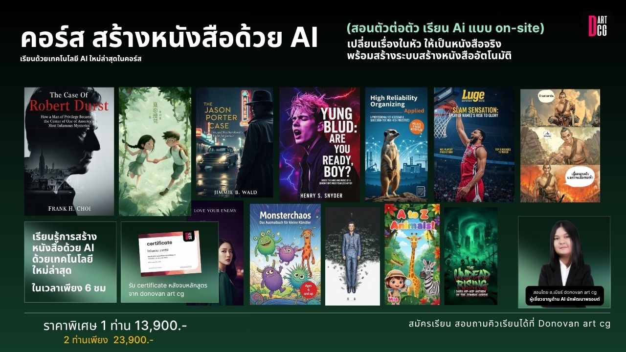 คอร์ส สร้างหนังสือด้วย AI
