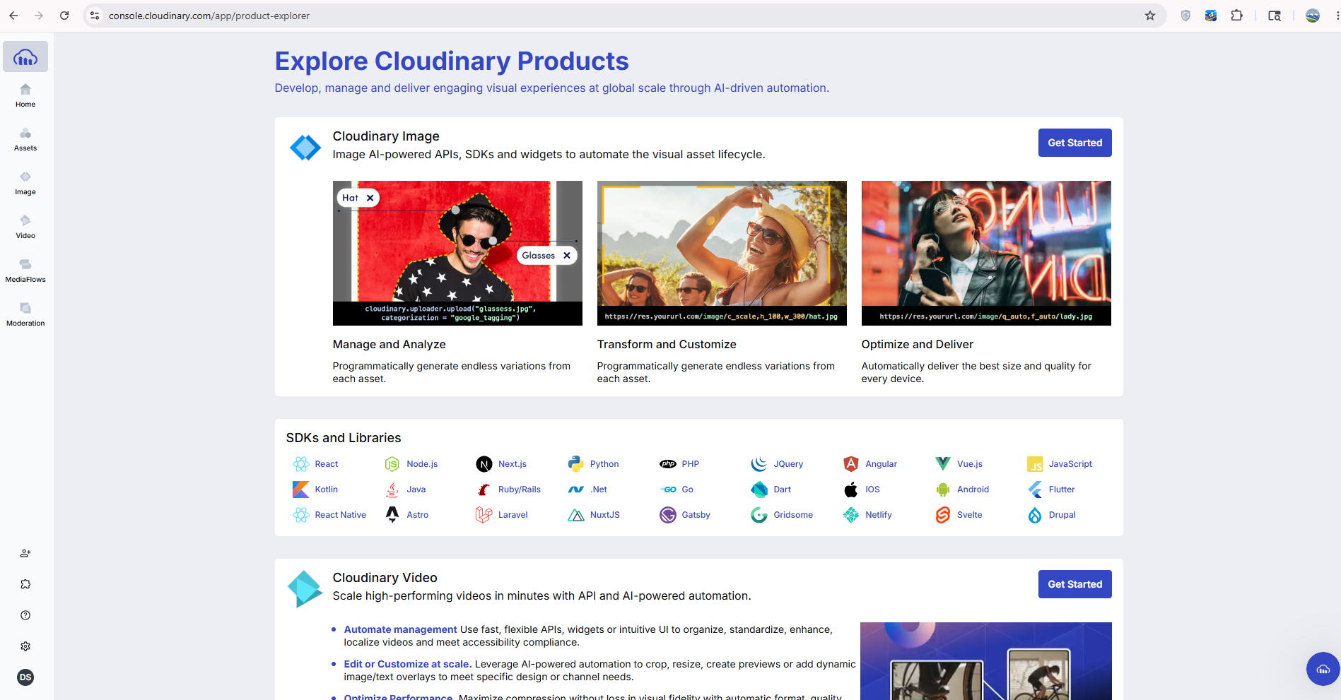 เครื่องมือ Cloudinary สำหรับการจัดการภาพ
